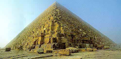 pyramid egypt pyramids giza stones khufu egyptian built ancient building construction sides crystalinks king levitation modern facts piramides las por