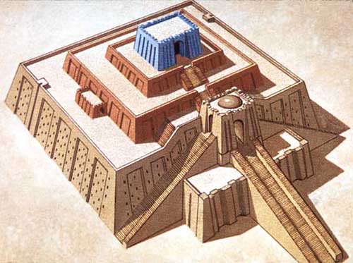 Ancient Egypt Ziggurat