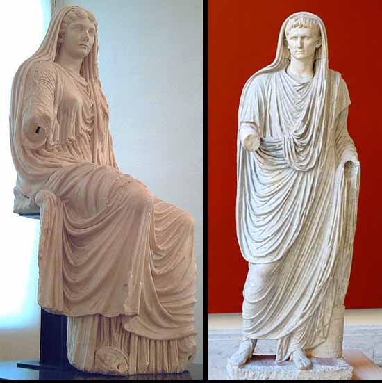 ancient roman attire
