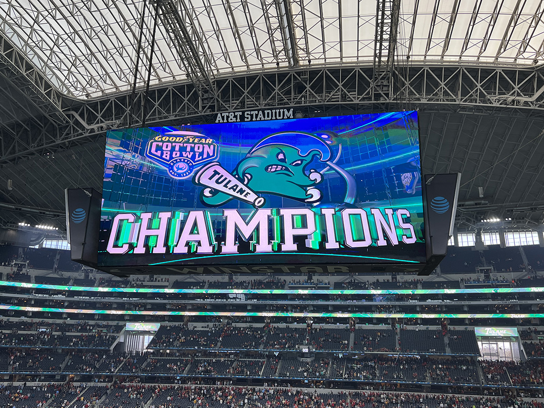 Tulane Wins the Cotton Bowl Crystalinks