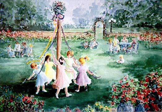 May Day (May 1) celebrates the return of spring! Learn about the origins of  May Day and fun traditions, from surprise flower baskets to the Maypole.  Don't forget to wash your face