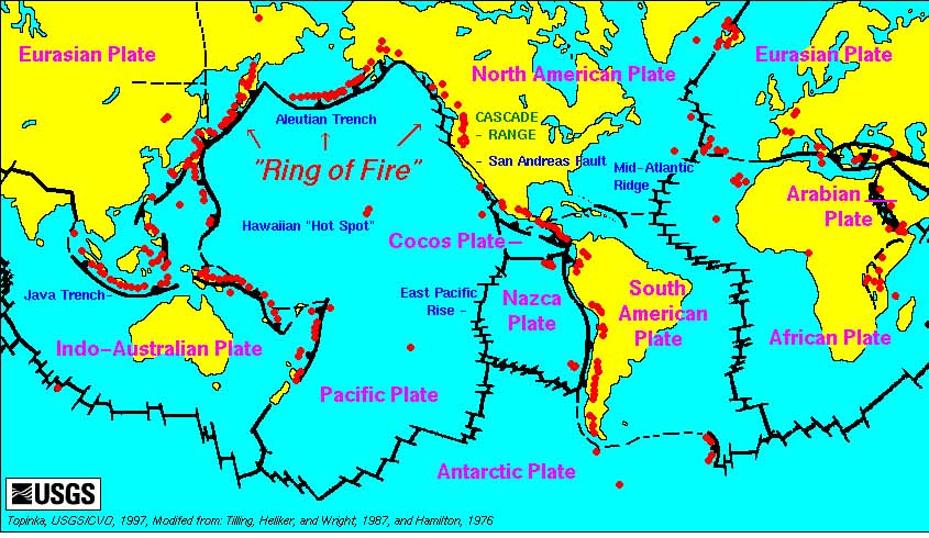 Ring of Fire: Countries constantly struck by volcanic eruptions and  earthquakes - NZ Herald